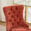 Kumasinova Ergonomic Office Chair,Chenille/Velvet Home Office Chair with Tufted Button Back,Swivel Desk Chair for Living Room,Bedroom,Study Room - 4 of 4