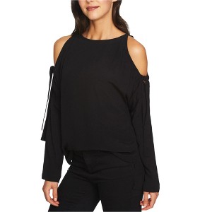 1.STATE Womens Cold Shoulder Knit Blouse - 1 of 1