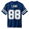 NFL Dallas Cowboys Boys' Short Sleeve CeeDee Lamb Jersey - 3 of 3