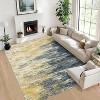 Modern Abstract Rug Non-Slip Kitchen Carpet Ultra-Thin Low Pile Hallway Runner with Non-Shedding Soft Foldable Design for Laundry Entrance - 2 of 4
