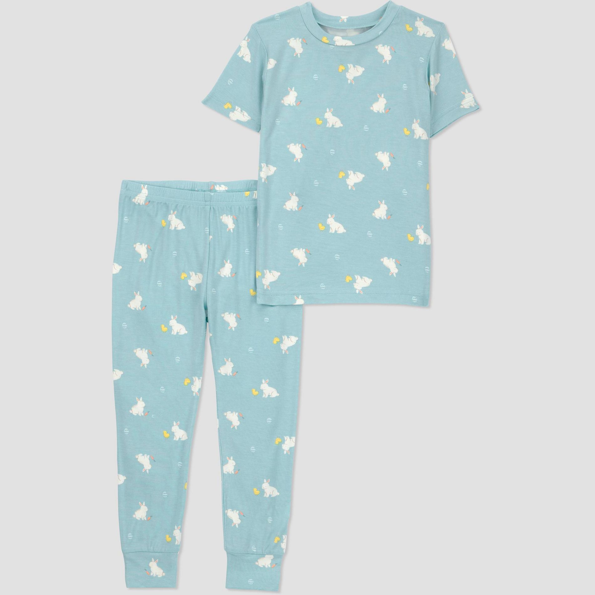Carter's Just One You® Toddler 2pc Cotton Easter Bunny Pajama Set - Mint Green