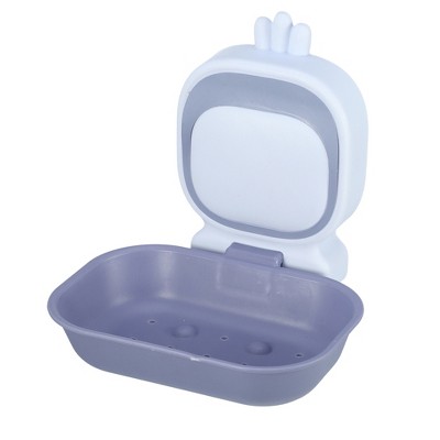 Unique Bargains Bathroom Kitchen Wall Mounted Soap Holder 5.12"x4.72"x5.51"