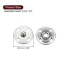 Unique Bargains Alloy Invisible Durable High Hardness Buckle Fasteners Press Studs Buttons 5 Pcs - 2 of 4