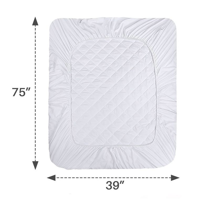 Cheer Collection Waterproof Quilted Mattress Protector - White, 3 of 6