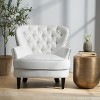 NicBex Modern Nailhead Trim Button-Tufted Accent Chairs for Living Room,Comfy Upholstered Lounge Chair with Curved Backrest - 2 of 4