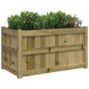 vidaXL Garden Planter 35.4"x19.7"x19.7" Impregnated Wood Pine - 4 of 4