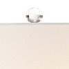 Possini Euro Design Miriam Coastal Table Lamp with Round Riser 29 1/2" Tall Blue Glass White Drum Shade for Bedroom Living Room Bedside Nightstand - 2 of 4