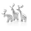 Nambe Miniature Blitzen Reindeer Christmas Set, 3 Pieces - Silver - 2 of 4