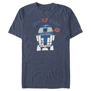 Men's Star Wars Valentine's Day R2-D2 Too Cute T-Shirt - 1 of 4