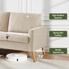 Dyonery 68" Small Loveseat for Bedroom Office Mid Century Modern Loveseat Sofa Couch with Spring Cushion for Livng Room,Solid Wood,Tool-Free Assembly - 3 of 4