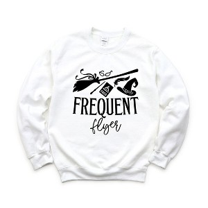 Simply Sage Market Women's Graphic Sweatshirt Frequent Flyer Hat - 1 of 4