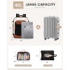 40L Travel Backpack with 2 Packing Cubes, TSA Personal Item for Airplanes, Fits 15.6" Laptop - 2 of 4