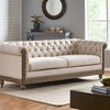 NicBex 78.75 Inch Morden 3-Seater PU Sofa Couch with Wood Legs for Living Room,Office,Apartment - 2 of 4
