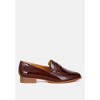 Winged Patent Pleather Penny Loafers Women - 2 of 4