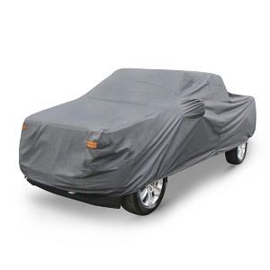 Unique Bargains Pickup Truck Cover for Ford F350 Crew Cab Dust Protection PEVA Dark - 1 of 4