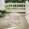 Crosley Griffith Outdoor Side Table Pastel Pink Gloss - image 4 of 4