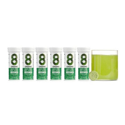 8Greens Effervescent Tablets Dietary Supplement - Lemon Lime