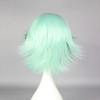 Unique Bargains Women's Halloween Wigs 12" with Wig Cap Light Green - image 4 of 4