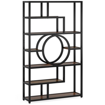 Tribesigns 72.44" 8-Tier Industrial Book Shelf