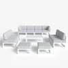 LayinSun 11-Piece Large Outdoor Modular L-Shaped Sectional Set with Coffee Table - 2 of 4