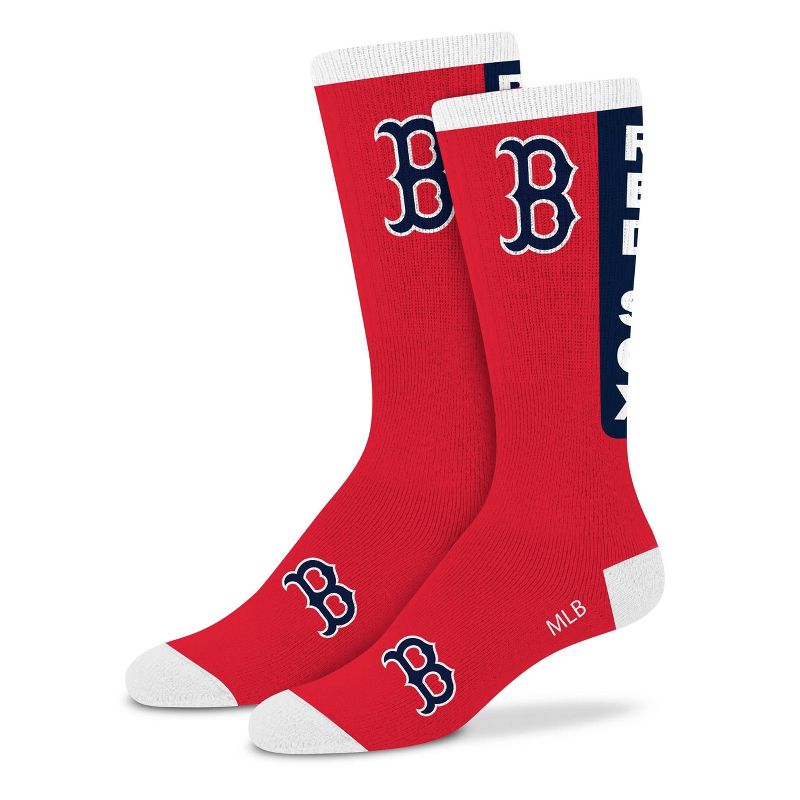 MLB Boston Red Sox Large Crew Socks, 2 of 5
