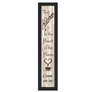 "Kitchen Is The Heart of The Home" by Millwork Engineering, Ready to Hang Framed Print, Black Frame - 1 of 1