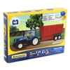 IMEX Model Company, INC New Holland Tractor With Farmer & Grain Trailer, 318 Pc Block Set IMX39608 - 2 of 3