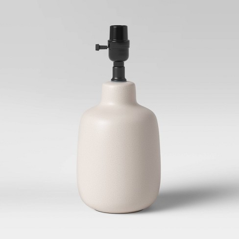 Small Casual Ceramic Lamp Base White - Threshold™ - image 1 of 4