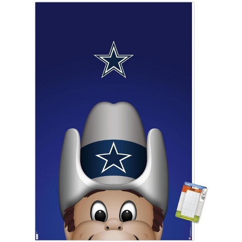 NFL Dallas Cowboys - Retro Logo 14 Wall Poster, 14.725 x 22.375 