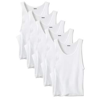 KingSize Men's Big & Tall Ribbed Cotton Tank Undershirt 3-Pack
