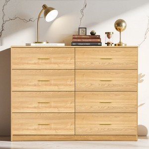 NicBex Modern 8/9 Drawer Dresser with Golden Handles Sturdy Storage for Bedroom - 1 of 4