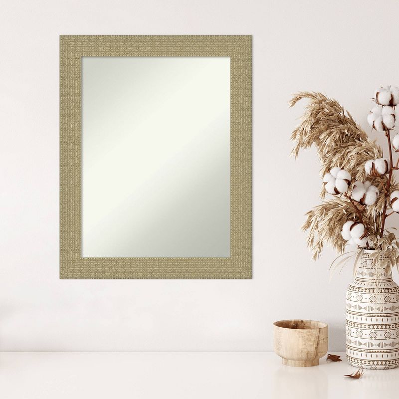 22&#34; x 28&#34; Non-Beveled Mosaic Gold Wall Mirror - Amanti Art, 5 of 10