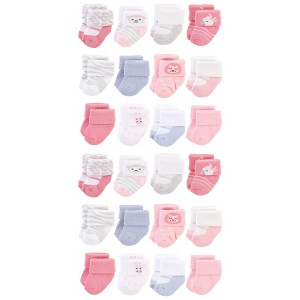 Hudson Baby Cotton Rich Baby Terry Socks 24-Pack - 1 of 3