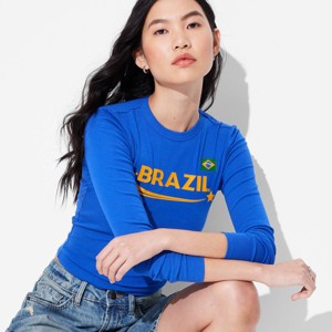 Women's Long Sleeve Graphic T-Shirt - Wild Fable™ - 1 of 4