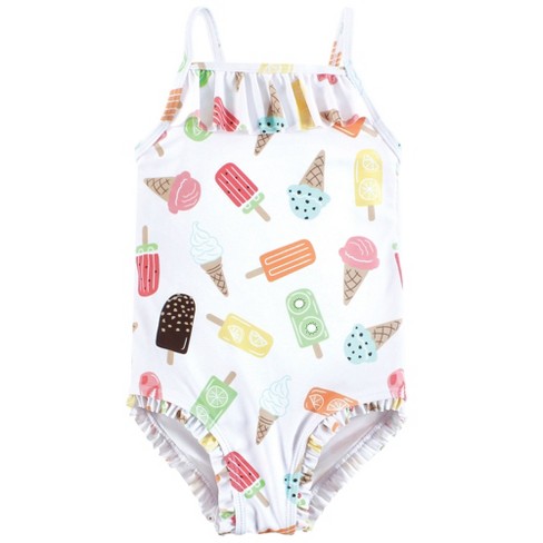 Hudson Baby Girls Toddler Swimsuit Ice Cream Popsicle 4T