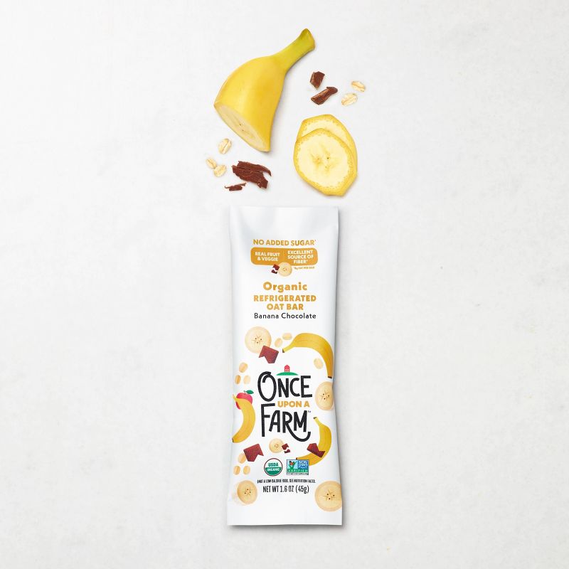 Once Upon a Farm Organic Banana Chocolate Refrigerated Oat Bar - 1.6oz, 2 of 5