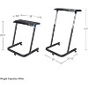 Sportneer Adjustable Bike Desk - Rolling Laptop Cart for Stationary Bike or Trainer - Exercise While Working or Watching TV - Standing Desk - 2 of 4