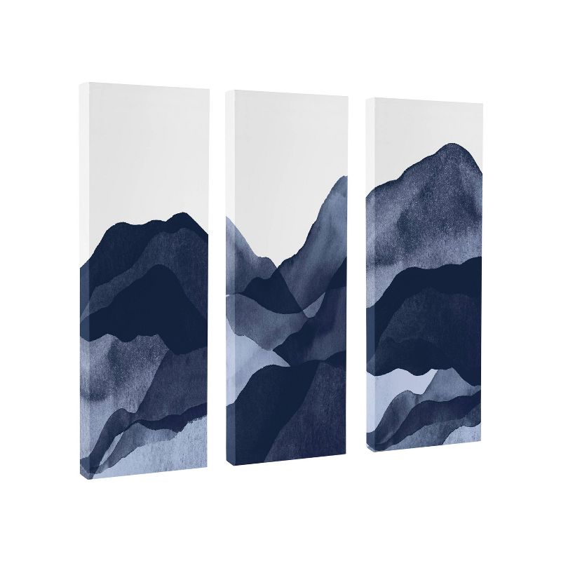 (Set of 3) 12&#34; x 28&#34; Mountain Range by Amy Lighthall Unframed Wall Canvas Set - Kate &#38; Laurel All Things Decor, 1 of 9