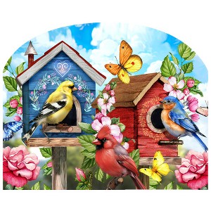 Briarwood Lane Spring Art Sign 8.25x10.25 Floral Birdhouses For Spring Art Sign - 1 of 4