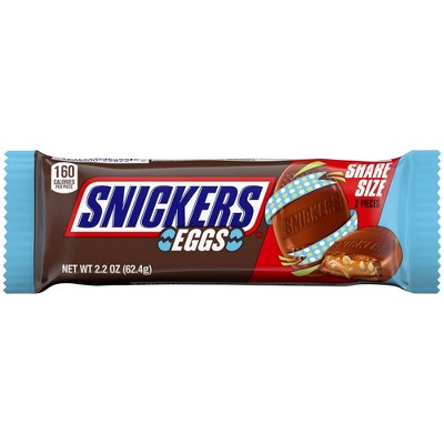 Snickers Easter Milk Chocolate Eggs - 2.2oz/2ct