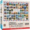 MasterPieces National Parks Travel Stamps 1000 Piece Adult Jigsaw Puzzle 19.25" by 26.75" - 2 of 4
