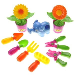 JuzToys Toddler Gardening Set, Gardening Tools Toy, Pretend Gardening Toys, Toddler Learning Toys - 1 of 4
