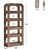 Lantine 70.9-Inch Tall Bookshelf, 5-Tier Bookcase with Open Shelves, Industrial Style Shelving Storage Unit for Home Office - 2 of 4