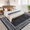 Modern Area Rugs 5x7 Machine Washable Throw Rugs, Non-Shedding Thin Accent Rugs, Foldable Low Pile Indoor Carpet, Ultra-Soft Neutral Floor Mat - 2 of 4