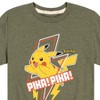 Boys' - Pokémon - Pikachu Lightning Bolt Short Sleeve Graphic T-Shirt - 2 of 4