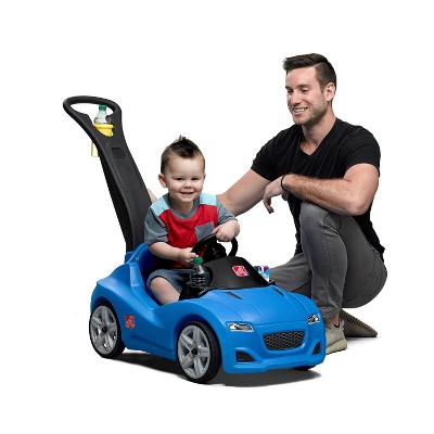 Step2 Blue Whisper Ride Cruiser Push Car with Seat Belt