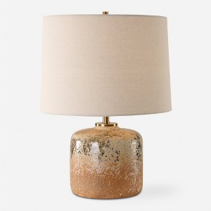 Uttermost Canyon Textured Table Lamp, Orange - 1 of 4