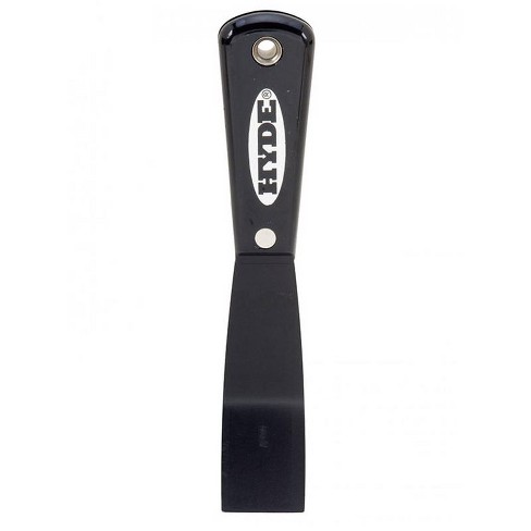 Hyde Tools Black Silver 1 1 4 In. W X 7 5 8 In. L High carbon Steel Bent Stiff Putty Knife Target
