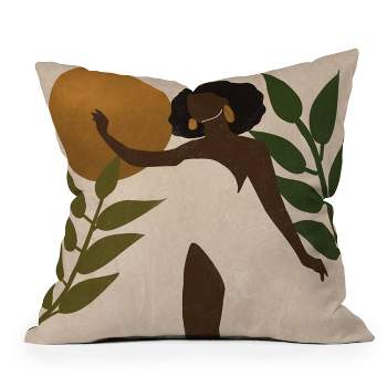 Nawaal Illustrations Release Outdoor Throw Pillow - Deny Designs