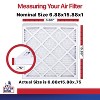 Filter King 6.88x15.88x1 Air Filter | 6-PACK | MERV 11 HVAC Pleated A/C Furnace Filters | MADE IN USA | Actual Size: 6.88 x 15.88 x .75" - 2 of 4